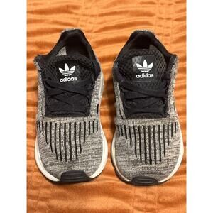 Size 6K Children Adidas Swift Run Easy - Mesh Black